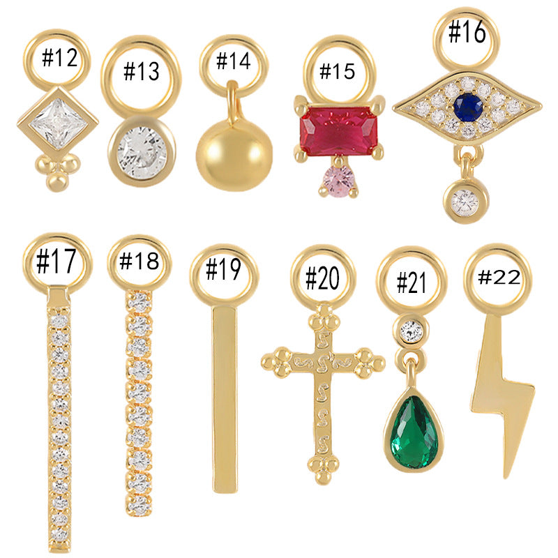 Eloquence Charm For Hoop Earrings #17