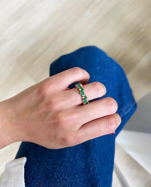 EMERALD ETERNITY BAND