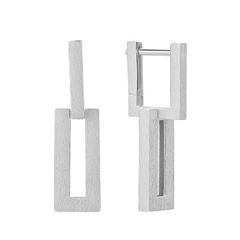 Opulent Luxuriant Earrings - Silver