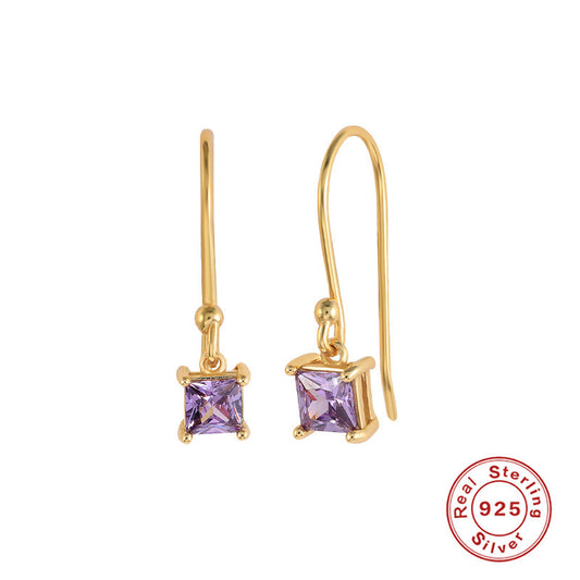 Lusia Drop earring - Magenta